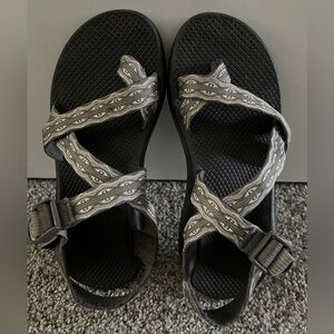 Black and Gray women’s Chacos